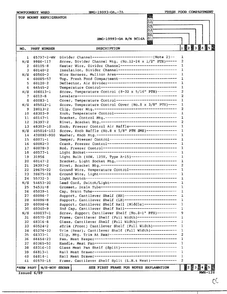 Fresh Food Compartment Page 2 Diagram and Parts List for 19993A  Admiral Refrigerator