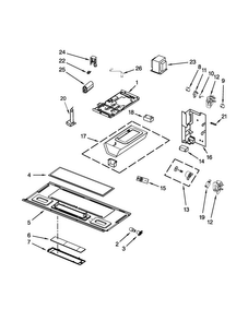 Interior And Ventilation Parts Diagram and Parts List for MMV4206BS1  Maytag Microwave