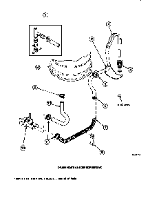 Drain Hose And Siphon Break Diagram and Parts List for CW8202W2-PCW8202W2A  Crosley Washer