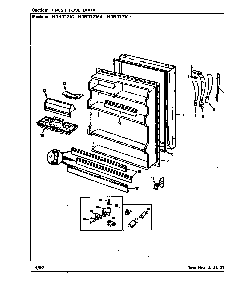 Fresh Food Door Diagram and Parts List for HRNT1716 BF34A Maytag Refrigerator
