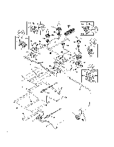 Burner Diagram and Parts List for 79032363410  Kenmore Range