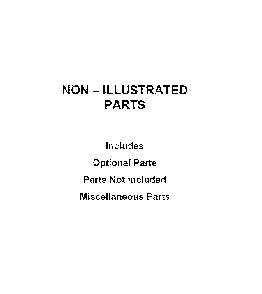 Optional parts (not included) Diagram and Parts List for MGD6230RHW0  Maytag Dryer