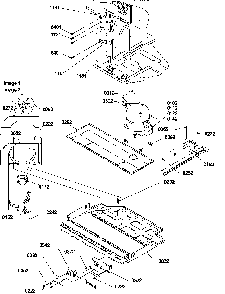 Machine Compartment Assembly Diagram and Parts List for BG20T2L-P1316303WL  Amana Refrigerator