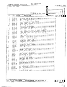 Freezer Compartment Page 2 Diagram and Parts List for 21814-0A  Admiral Refrigerator