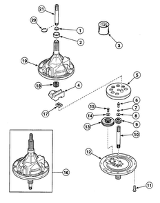 Part Location Diagram of 201773 Maytag Screw