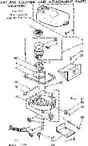 Part Location Diagram of 5011 Maytag Dust bag