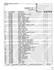 Motor And Drive Page 2 Diagram and Parts List for 8543A  Norge Dryer