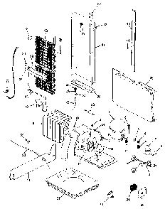 Unit Compartment & System Diagram and Parts List for JRSD226B MBQ32A Jenn-Air Refrigerator