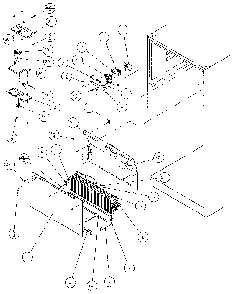 Air Flow Diagram and Parts List for 85161-P1117111W  Amana Refrigerator