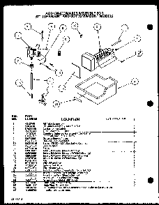 Add On-ice Maker Assembly Diagram and Parts List for 86065E-P1125514WE  Amana Refrigerator