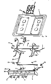 Top And Top Burner Assembly Diagram and Parts List for RBK22AA093M-P1142910NW  Caloric Range