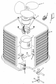 Functional Replacement Parts Diagram and Parts List for 867806861  Maytag Air Conditioner