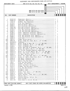 Unit Compartment And System Page 2 Diagram and Parts List for 2477AB  Admiral Refrigerator