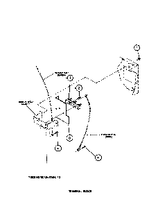 Terminal Block Diagram and Parts List for LE3502L-P1118307WL  Amana Dryer
