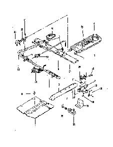 Control System Diagram and Parts List for 31FK-3KLX-ON  Magic Chef Range