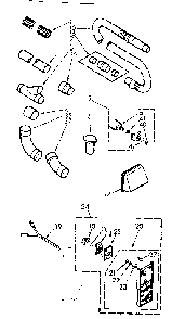 Installation Parts Diagram and Parts List for 11640524  Kenmore Central Vacuum