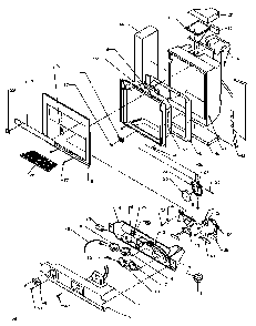 Ice And Water Cavity Diagram and Parts List for SXDE27QE-P1162208WE  Amana Refrigerator