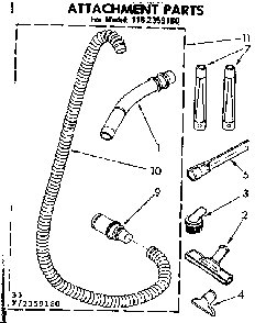 Part Location Diagram of 742842 Whirlpool DISCONTINUED