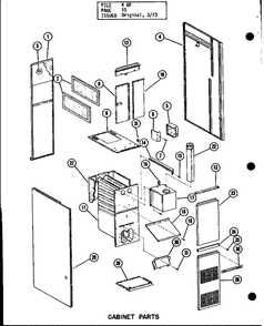 Part Location Diagram of B9240609 Whirlpool Blower deck pntd