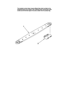 Lower Washarm Parts Diagram and Parts List for MDB7851AWQ0  Maytag Dishwasher