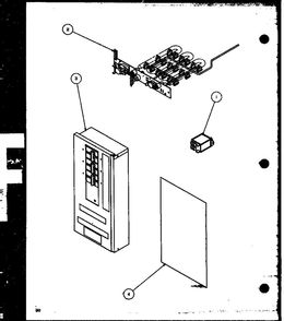 Diagram 1 Diagram and Parts List for D9836806  Amana Air Conditioner