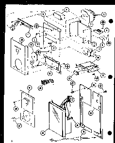 Section 4 Diagram and Parts List for RCR-7 P85515-6S Amana Range