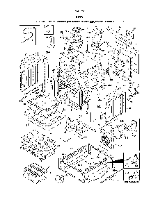 Body Diagram and Parts List for 79032639318  Kenmore Range