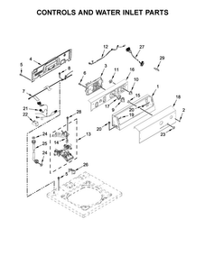 Part Location Diagram of W11205048 Whirlpool VALVE