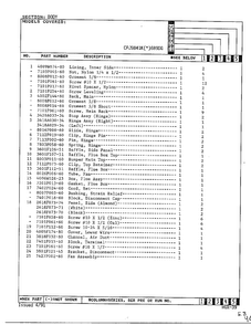 Body Page 2 Diagram and Parts List for CPJ9841K(*)689DG  Hardwick Range