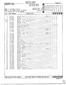 Exterior Page 2 Diagram and Parts List for 6375A REV A Norge Washer