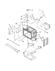 Oven Parts Diagram and Parts List for JJW2427DS00  Jenn-Air Wall Oven