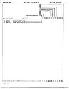 Fresh Food Compartment Page 3 Diagram and Parts List for 19284A  Admiral Refrigerator