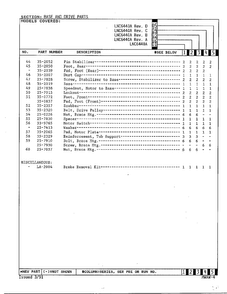 Base And Drive Parts Page 3 Diagram and Parts List for 6440A REV J Norge Washer