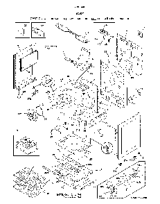 Body Diagram and Parts List for 79074469810  Kenmore Range
