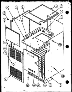 Diagram 6 Diagram and Parts List for GCI90C50CV P9811221F Amana Furnace