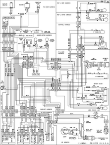 Wiring Information Diagram and Parts List for AC2228HEKS0  Amana Refrigerator