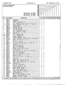 Unit Compartment/system Page 2 Diagram and Parts List for 19972C  Admiral Refrigerator