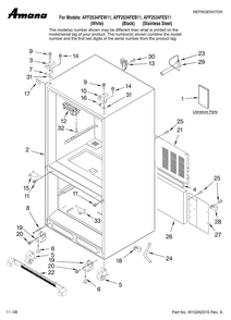 Part Location Diagram of W10133234 Whirlpool TAG, ENERGY