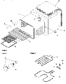 Cavity Diagram and Parts List for ARR6200W-P1143455NW  Amana Range