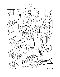 Body Diagram and Parts List for 7903263931B  Kenmore Range