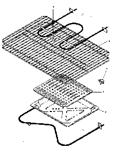 Oven Components Diagram and Parts List for EHN3802L P1143207NL Caloric Range