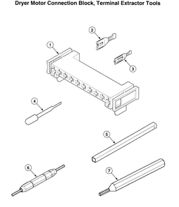 Harness Assy Diagram and Parts List for LTSA7AWN3300  Speed Queen Washer Dryer Combo