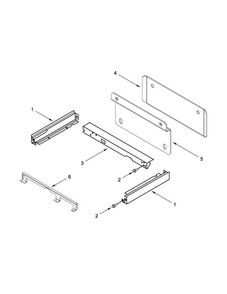 Microwave Compartment Parts Diagram and Parts List for JMW2430WP03  Jenn-Air Microwave