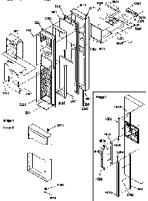 Freezer Door Diagram and Parts List for SXD20TL-P1302901WL  Amana Refrigerator