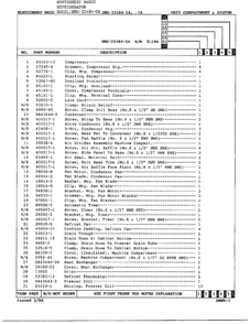 Unit Compartment/system Page 2 Diagram and Parts List for 22484-OA  Admiral Refrigerator