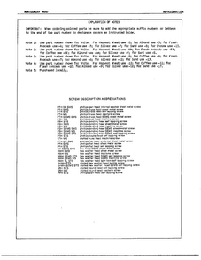 Explanation Of Notes Diagram and Parts List for 19874A  Admiral Refrigerator