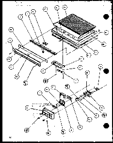 Section 7 Diagram and Parts List for TRG18QB3G-P1111315WG  Amana Refrigerator