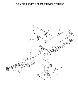 Dryer heating parts-electric Diagram and Parts List for MED7230HC1  Maytag Dryer