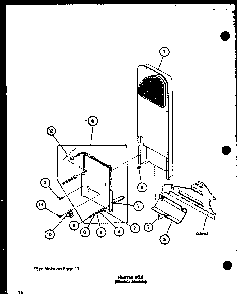 Section 4 Diagram and Parts List for LE3902W P1122603WW Amana Dryer