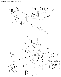 Icemaker And Bucket Asem. Diagram and Parts List for JRSD246B MCQ82A Jenn-Air Refrigerator